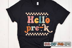 hello pre-k SVG Design, Back to school Product Image 3