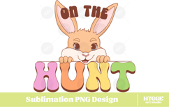 Easter Bunny Sublimation PNG Chick Farm Hip Hop Spring Joy Product Image 1