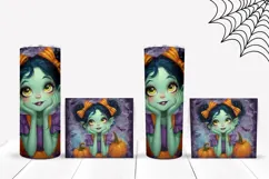 Cartoon Monster Tumbler Sublimation, Halloween Tumbler Wrap Product Image 2