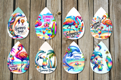 Tropical BeachLife | 8 summer time Teardrop earring design Product Image 2
