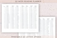 Printable Bible 52-Week Reading Planner for 2024,2025 Product Image 2