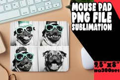 Hilarious Puppy Dog Sublimation Mouse Pad Design Template Product Image 1