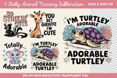 Baby Animal Nursery Sublimation Product Image 1