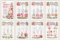 Modern Flower Drawing Guide Product Image 2