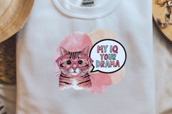 Sarcastic Cat Quotes Sublimation, Sarcastic Quotes Png Product Image 2