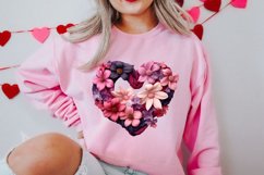 Vintage Valentines Day Flowers Clipart Product Image 2