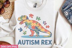 Autism rex PNG, Autism Sublimation PNG Product Image 2