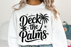 Deck the Palms Svg | Christmas Svg | Shirt Svg Product Image 1