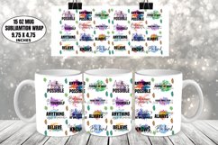 Motivational Mug Wrap Sublimation, Funny Mug Design Product Image 1