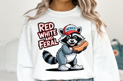 Red White and Feral svg | Svg Files for Cricut | Shirt Svg Product Image 2
