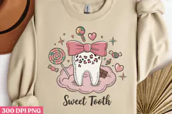 Sweet Tooth PNG, Dental Sublimation PNG Product Image 1