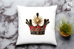 Sun Crown Royal Clipart Sublimation PNG Product Image 3