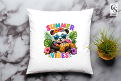 Summer Vibes Tropical Animal clipart Sublimation PNG Product Image 2