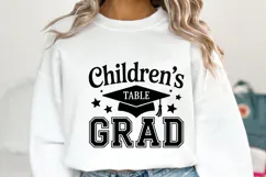 Children's Table Grad svg | Graduation Svg | Shirt Svg Product Image 1