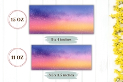 Glitter Mug Wrap, Abstract Mug Template, Pink Mug PNG Product Image 2