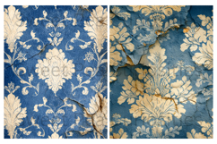 Blue, Grunge, Paper, Shabby Chic, Papers, Junk Journal Product Image 2