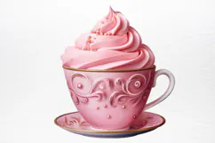 Christmas Hot Cocoa Watercolor Clipart PNG Product Image 2