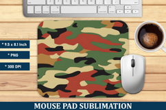 camouflage Mouse Pad | Mouse Pad Sublimation Product Image 1