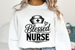 Coffee Nurse Repeat svg | Svg Cut Files | Shirt Svg Product Image 2