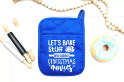 Let's bake stuff and watch christmas movies SVG, Christmas S Product Image 2