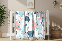 Baby blanket showcase mockup Product Image 3