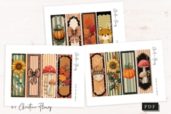 Printable Cute Fall Bookmarks Bundle Product Image 5