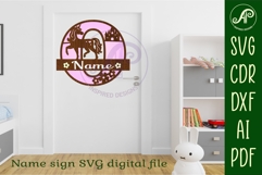 Unicorn Capital Monogram Letter name sign O SVG Product Image 2