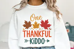 One Thankful Kiddo Svg | Halloween Svg | Shirt Svg Product Image 1