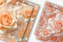 Ivory Rose Digital Paper Product Image 2