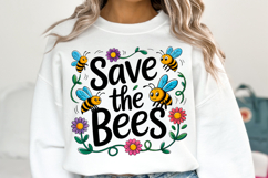 Save the Bees Svg | Svg Cut File | Shirt Svg Product Image 1