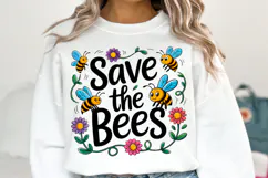 Save the Bees Svg | Svg Cut File | Shirt Svg Product Image 1