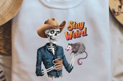Retro Sarcastic Skeleton Sublimation Design Product Image 2