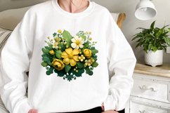 St Patrick Day Flowers Clipart Product Image 2