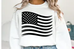 USA Flag Svg Design | Svg Cut Files | Shirt Svg Product Image 2