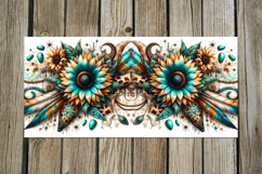 Western sunflowers | Mug western sublimation design bundle Product Image 2