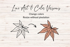 Hand Drawn Autumn Leaf SVG Product Image 2