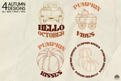 Autumn Vibe design print SVG PNG EPS Product Image 2