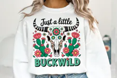 Just a little Buckwild Svg | Svg File for Cricut | Shirt Svg Product Image 2