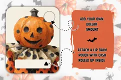 Pumpkin Head Money Card Design, Kids Money Card Product Image 2