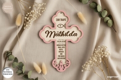 First Communion Crosses SVG Bundle | Custom Name Cross Product Image 2