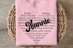 Nannie Heart Shape SVG, Mother's Day Heart, Mother's Day SVG Product Image 2