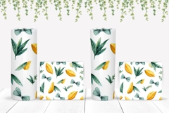 Mango Tumbler Wrap Design, Cute Bows Tumbler Template Product Image 2