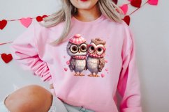 Cute Couple Animal Valentine Clipart, Valentines Day Couplet Product Image 2