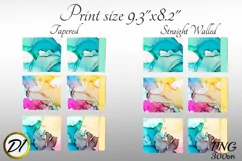 Tumbler Template. Alcohol ink Tumbler Design. Tumblers. Product Image 2