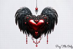 Gothic Christmas Sublimation clipart Bundle Product Image 3