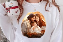 Christmas Nativity Watercolor Clipart, Christmas PNG Product Image 2
