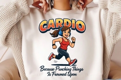 Funny Cardio Running Quote PNG Design Product Image 2