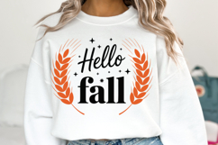 Hello Fall Svg | Thanksgiving Svg | Shirt Svg Product Image 1