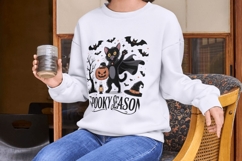 Funny Halloween Black Cat PNG Bundle 16 Product Image 2