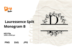 Lauressence Split Monogram Product Image 1